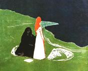 爱德华 蒙克 : Women on the Beach